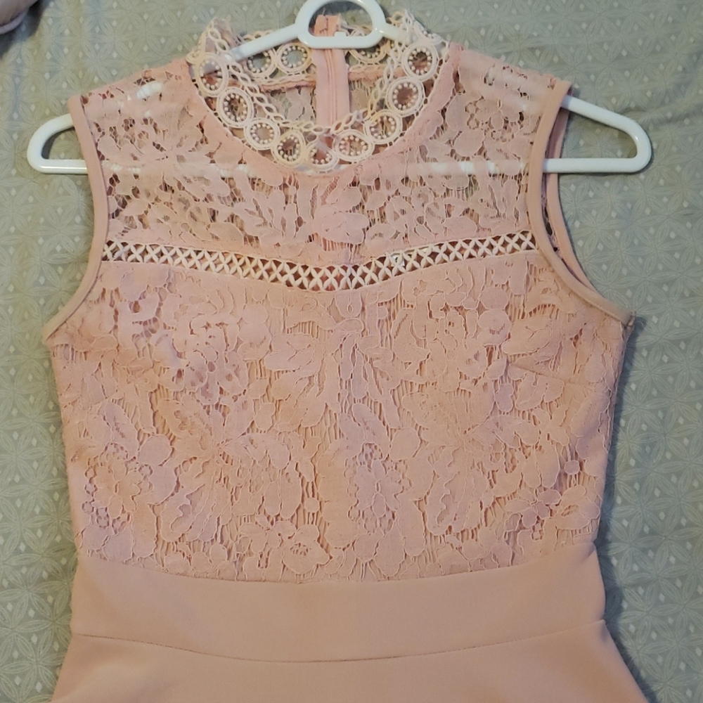 Fitted to flowy dress